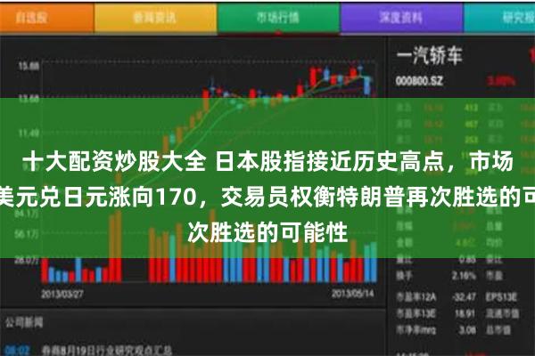 十大配资炒股大全 日本股指接近历史高点，市场押注美元兑日元涨向170，交易员权衡特朗普再次胜选的可能性