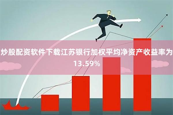 炒股配资软件下载江苏银行加权平均净资产收益率为13.59%