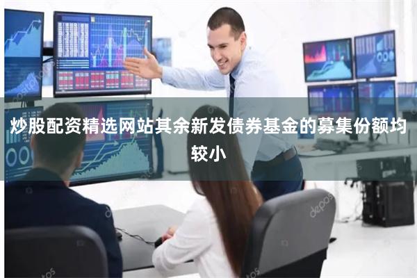炒股配资精选网站其余新发债券基金的募集份额均较小