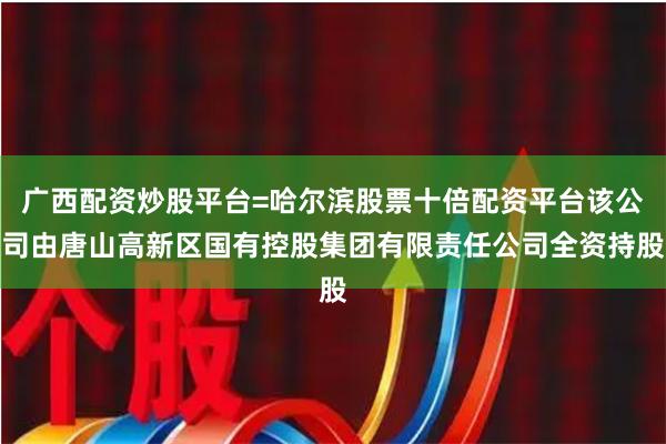广西配资炒股平台=哈尔滨股票十倍配资平台该公司由唐山高新区国有控股集团有限责任公司全资持股